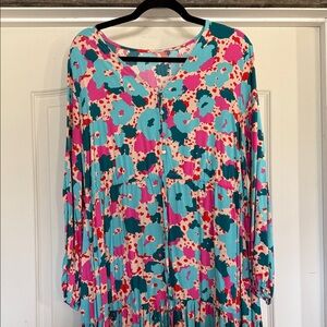 Boutique Floral Multicolor maxi Dress